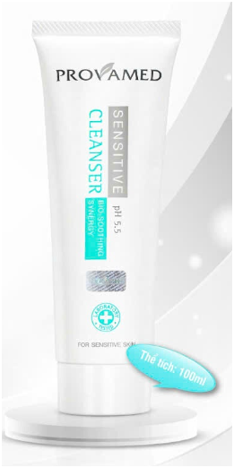 Sữa Rửa Mặt Cho Da Nhạy Cảm Provamed